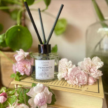 College Green Painswick Rose reed diffuser with fresh roses