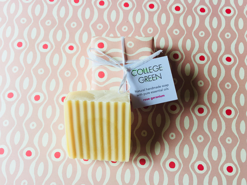 Package-free soaps, and beautifully packaged soaps, at Stroud Farmers' Market this Saturday