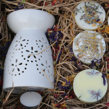 Wax warmer gift set with scented soy wax melts