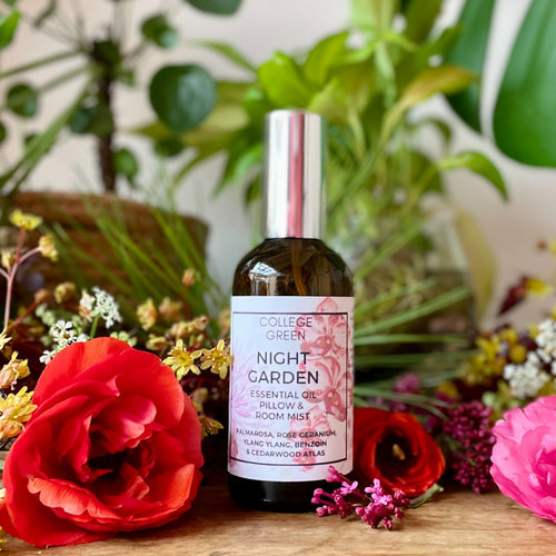 Night Garden Pillow Spray & Room Mist | Natural Sleep Aid with Essential Oils