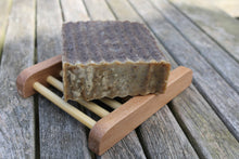 Handmade natural soaps: stack of five, unwrapped soaps