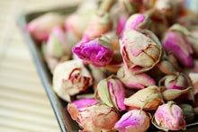 Pile of dried rosebuds